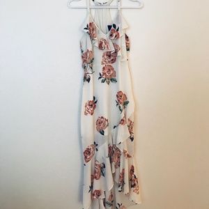 Floral sheer dress
